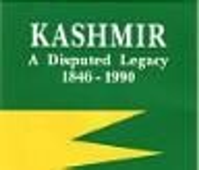 Kashmir a disputed legacy IBSN 0907129064