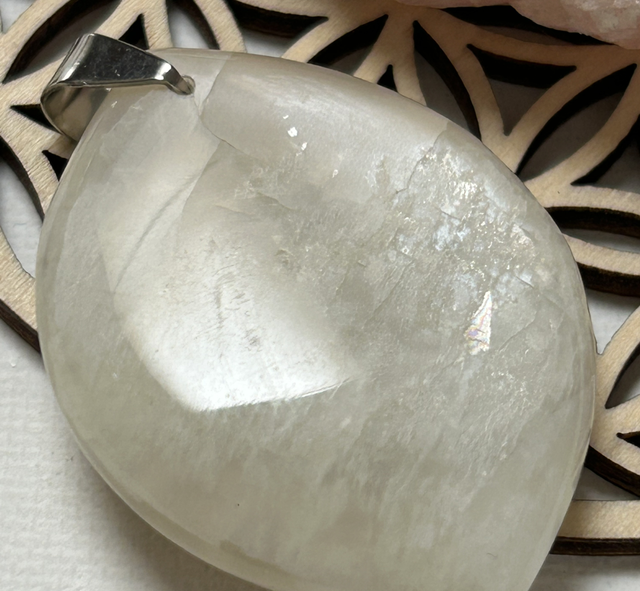 Goutte pierre de lune blanche