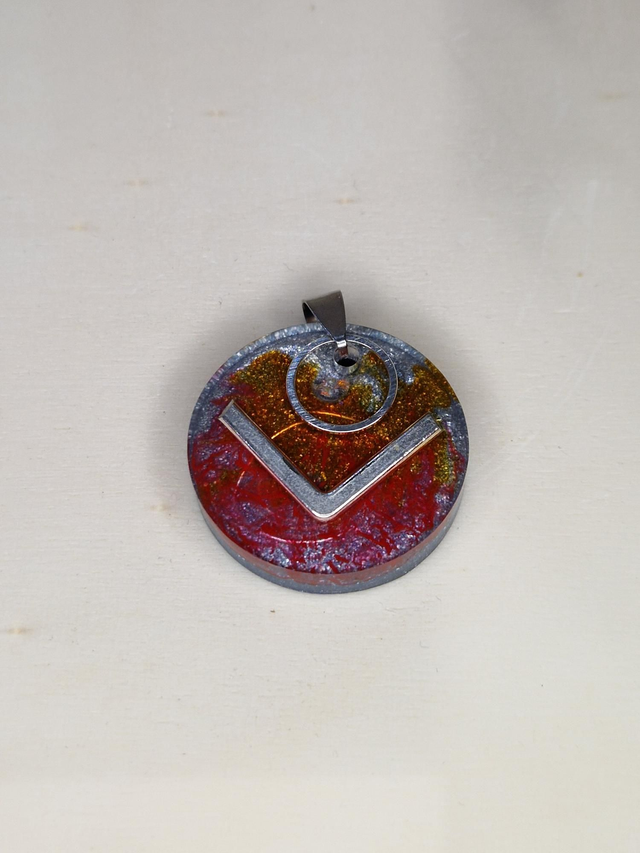 Orgonite, pendentif / 052