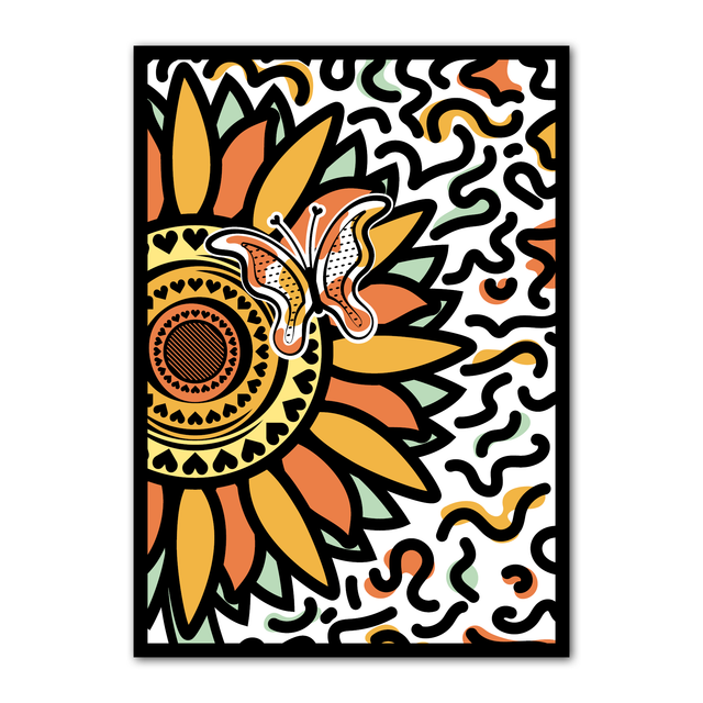 Sonnenblume - 190823 - Hony | Kunstdruck