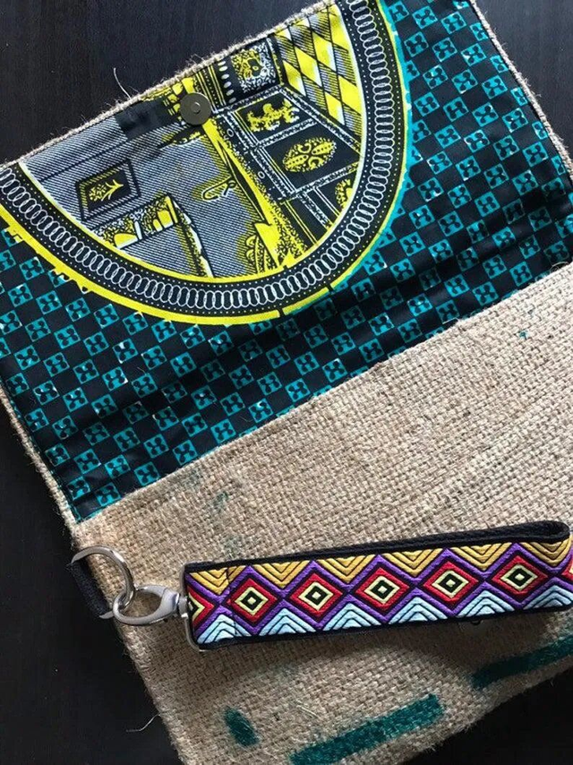 Pochette en jute Erta Ale #1