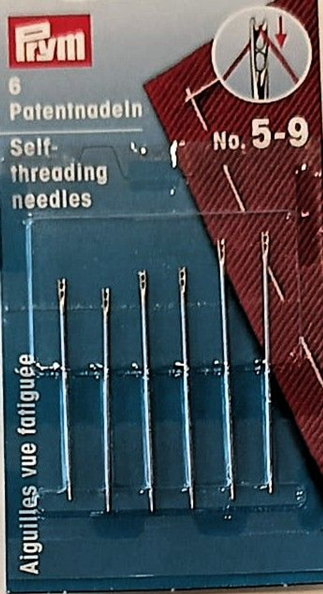 Prym:  Zelf-rijgnaalden
