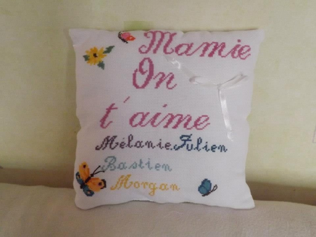 coussin personnalisé