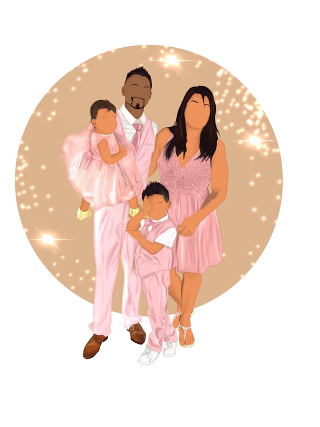 illustration personnalisée format A4 