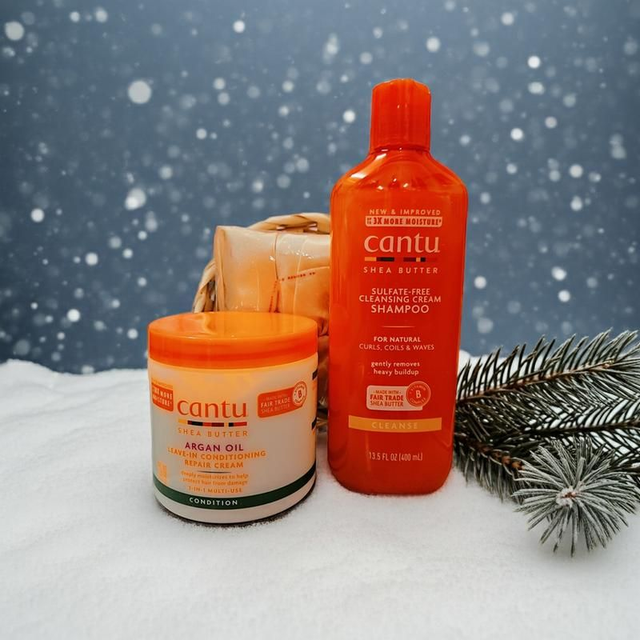 Cantu Argan Oil & Shea Butter Hair Care Gift Set