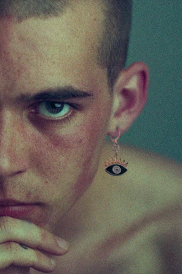 Dents de Scie® "The eye" Boucles d'oreilles asymétriques