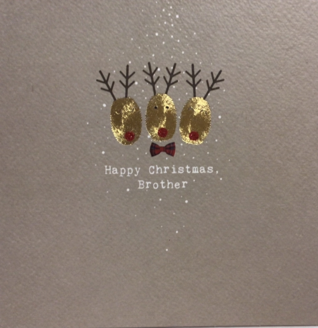 Christmas Brother (Thumbprint Reindeer) GBCC