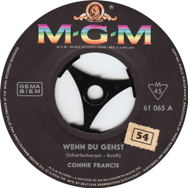 Connie Francis - Wenn Du Gehst