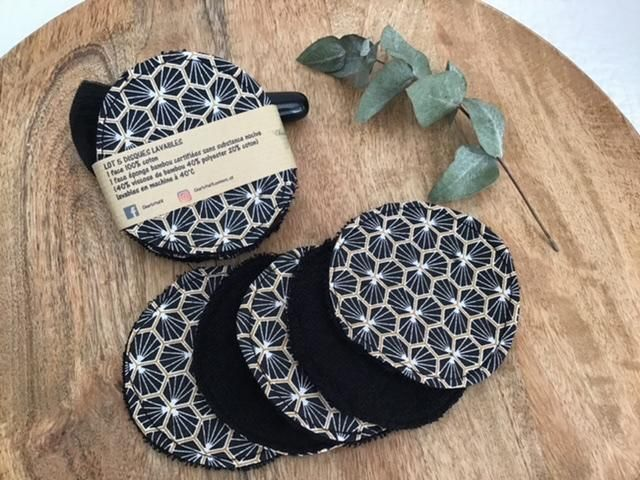 Lot de 5 disques lavables  