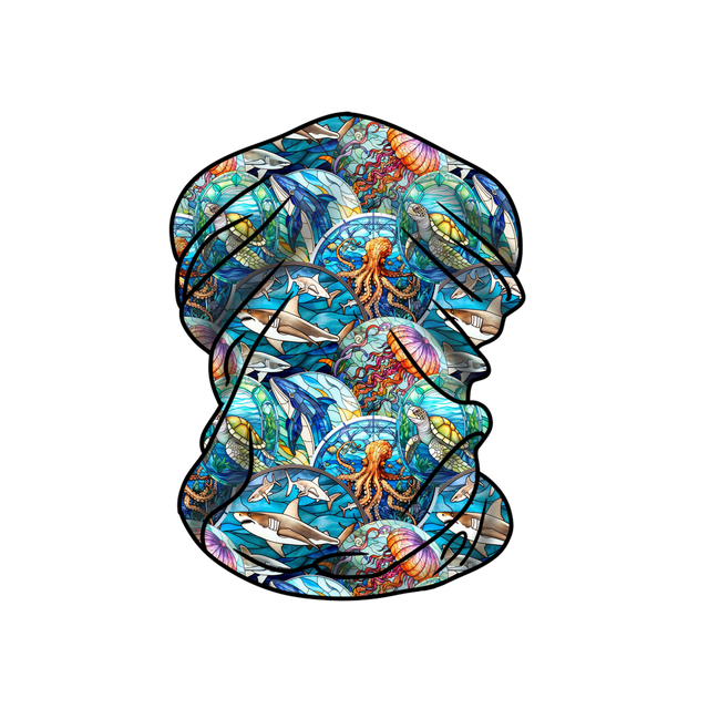 Dreamweaver 'Stained Glass Sealife' Winter Snood