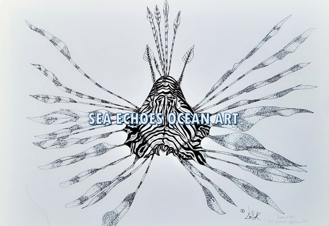 Lion Fish - A3 Print