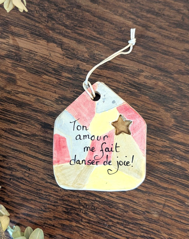 Pensée à accrocher : Ton amour me fait danser de joie !