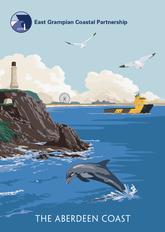 Aberdeen Coast Postcard