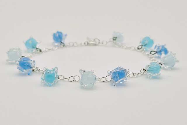Bracelet Clochettes bleues