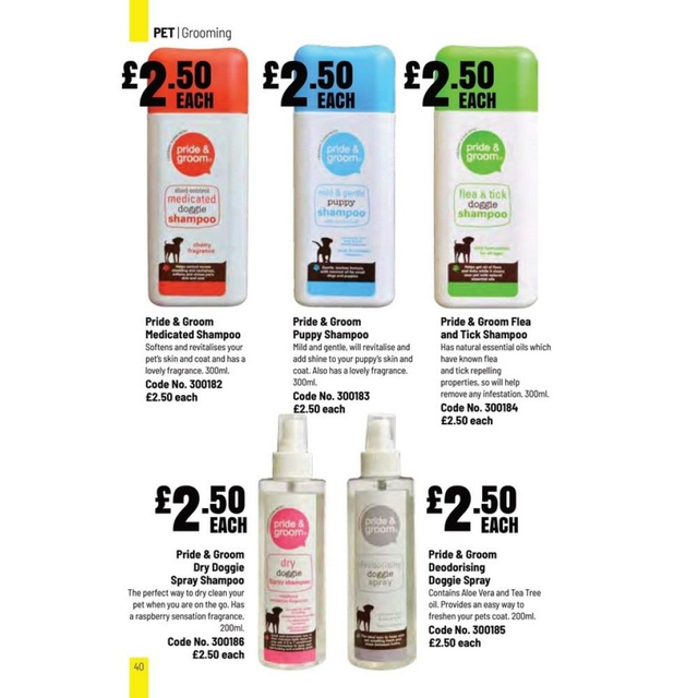 Pride &amp; Groom puppy Shampoo