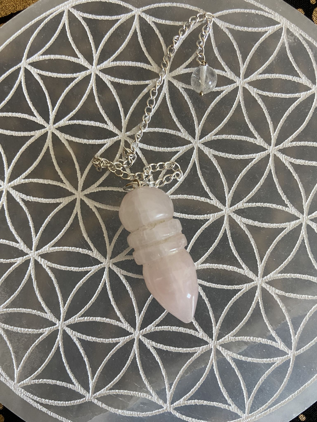 Pendule Egyptien Quartz rose 