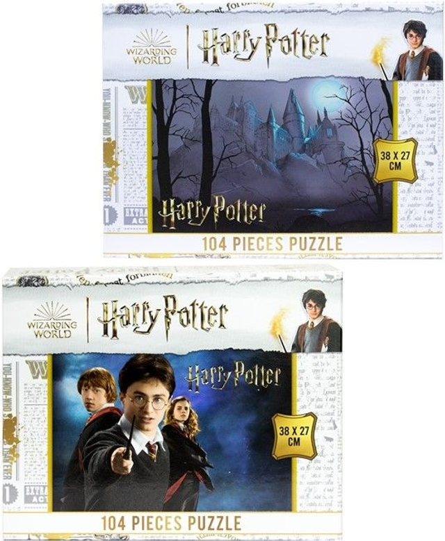 Puzzle Harry Potter 104 pièces 38x27 CM - 1 Modèle Aléatoire