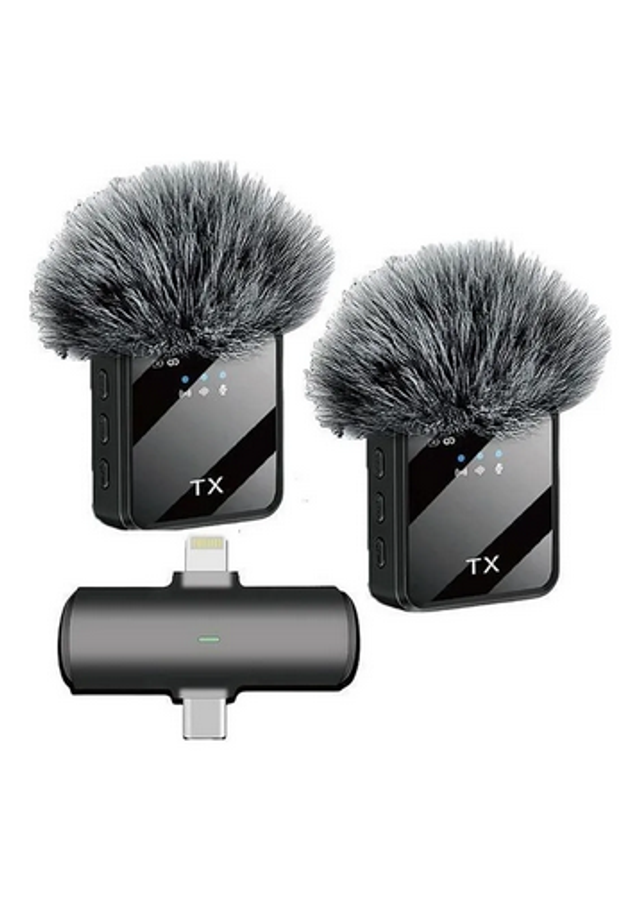  2 Microfonos Inalambrico iPhone Android