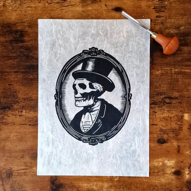 Linogravure - Jasper