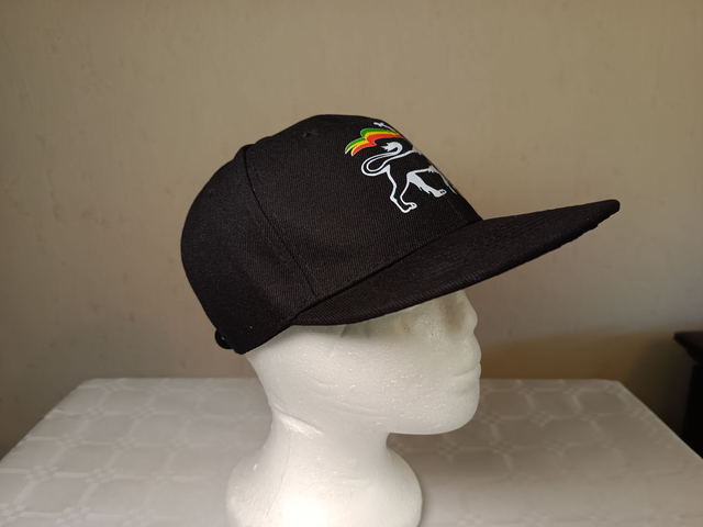 Casquette lion De judah Culture Reggae Rasta Noir Tissu livraison Rapide
