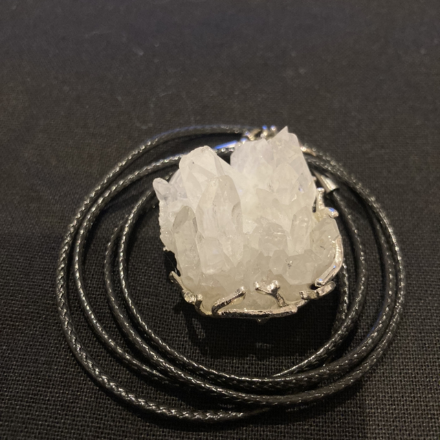 Quarts Cluster Pendant..