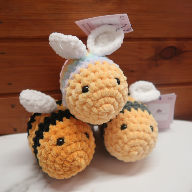Crochet Bumble Bee Plushie