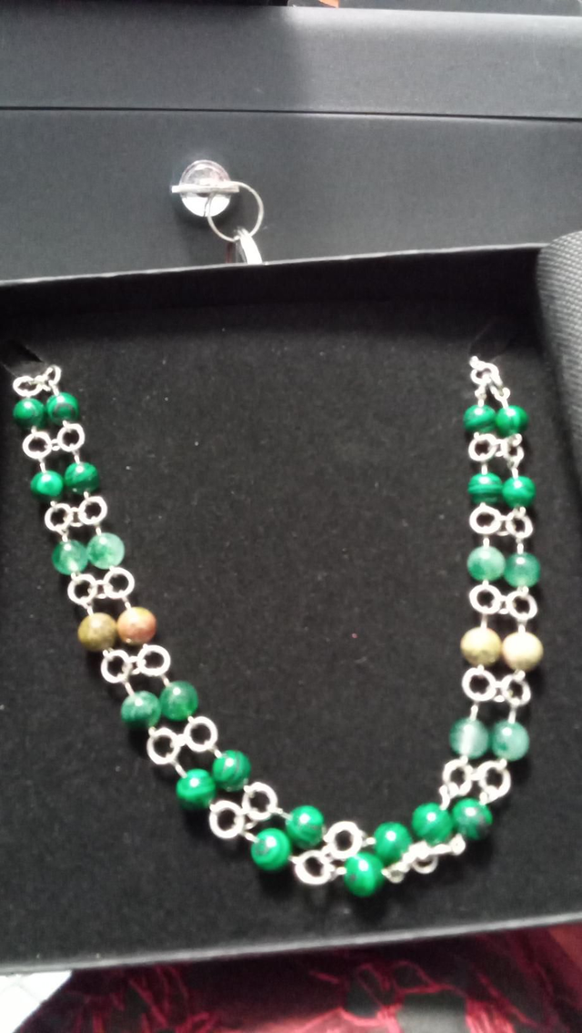 Collier double rangée