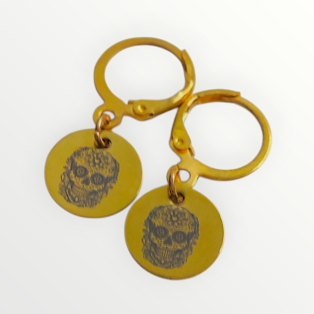 Boucles d'oreilles la muerta