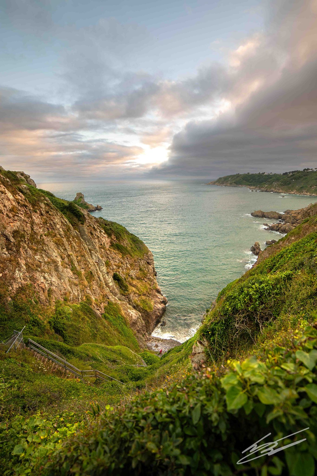 Petit Port Sunset Portrait
