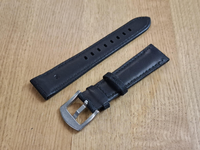 Black Canvas Strap