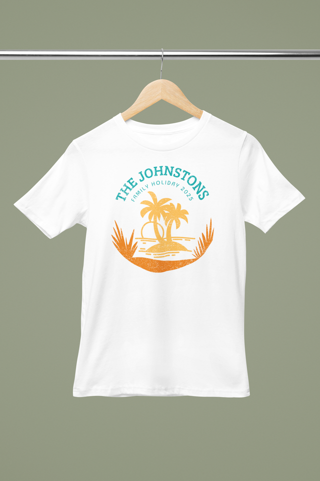 Personalised Holiday T-Shirt - Sun