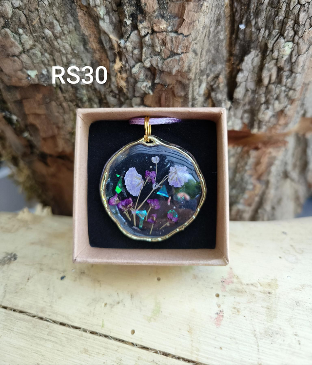 Collier RS30 gypso parme 