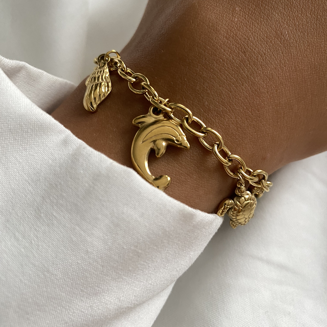 Bracelet charm dauphin