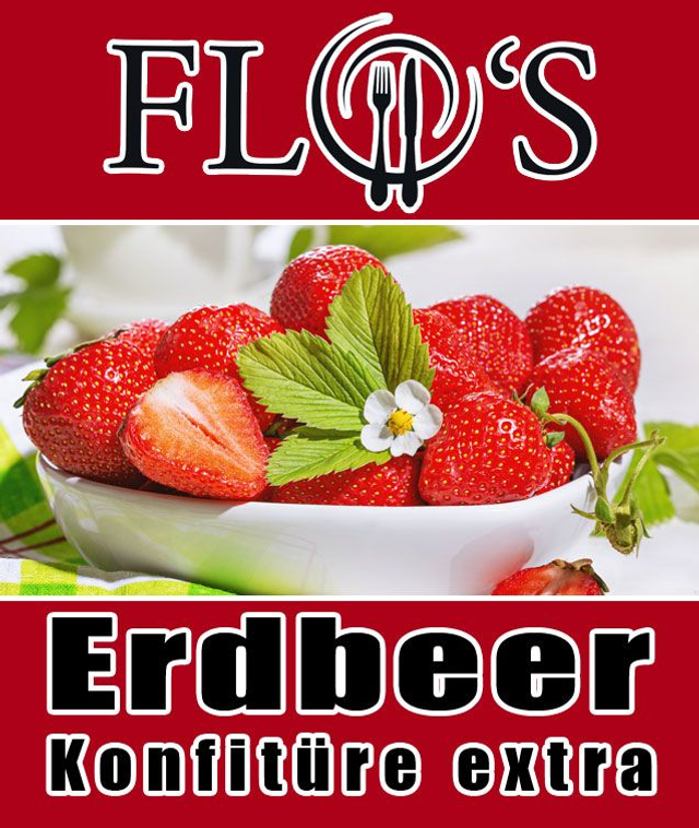 Flo’s Erdbeere Konfitüre extra