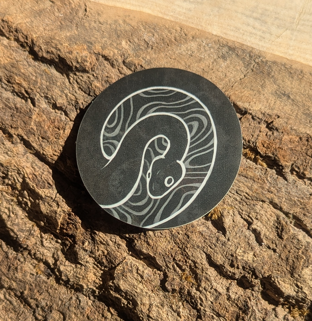 Negative Space Sticker