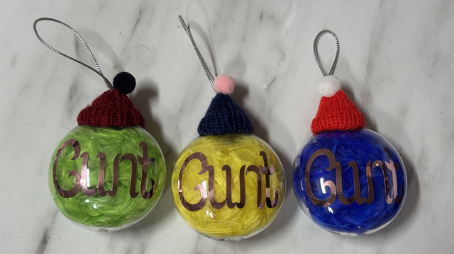Just Rude! Sweary Baubles