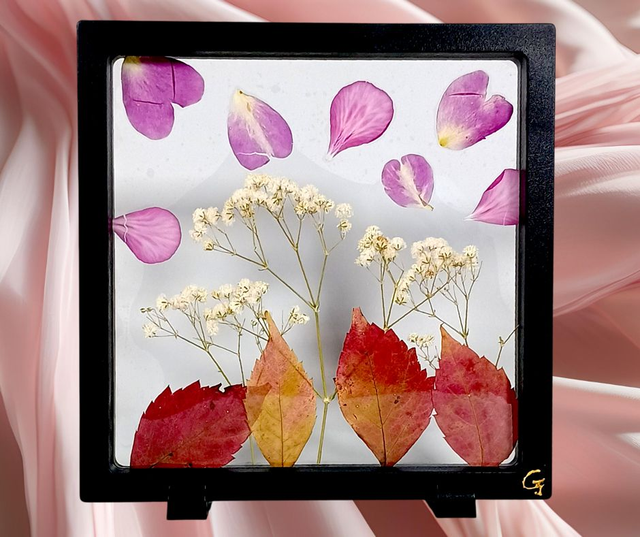 Petit Cadre a Posé 18 x 18 🌺 &quot;Jardin Eternelle&quot;