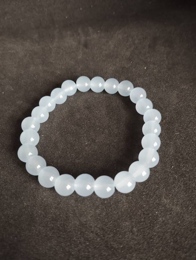 Bracelet en quartz blanc