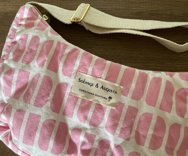 Sac baguette rose