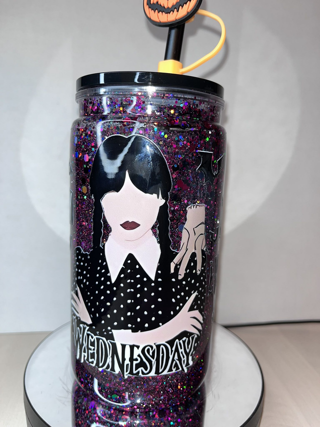 CANETTE GOBELET  BOULE A PAILLETTES    wednesday