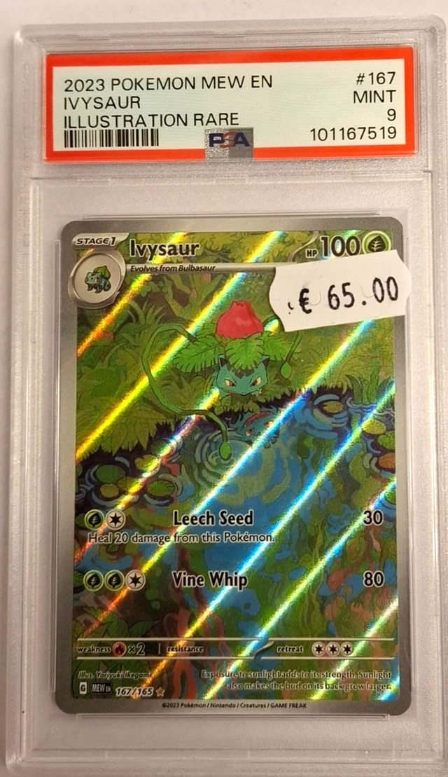 2023 Ivysaur #167 PSA9
