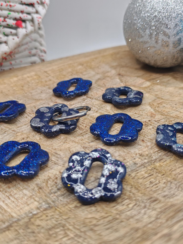 Choupettes Jain réversibles bleu léopard 