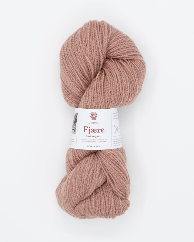 0560 - Powder Pink (Fjære Sokkegarn)