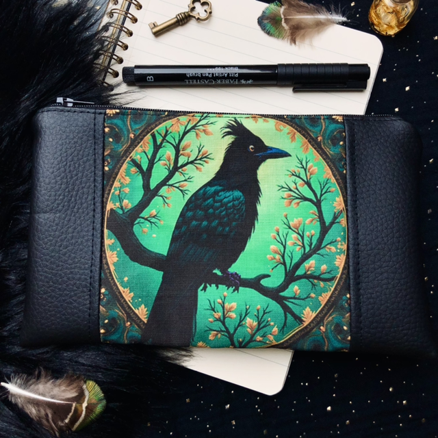 Trousse Talisman animal - Corbeau - Raven