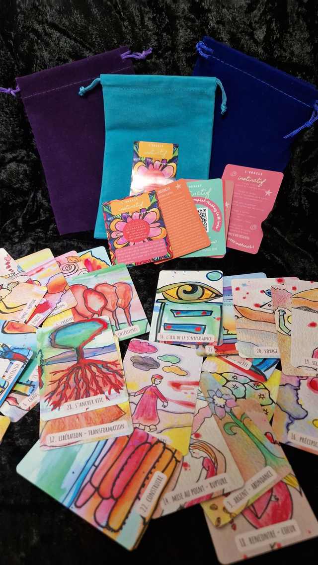 Jeu Oracle Instinctif pochette VIOLETTE