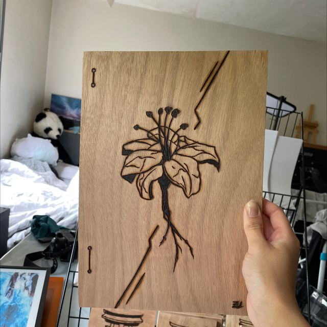 Fleur grande planche