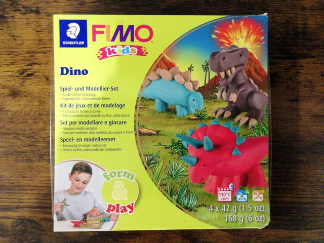 Kit fimo kids dinosaure 
