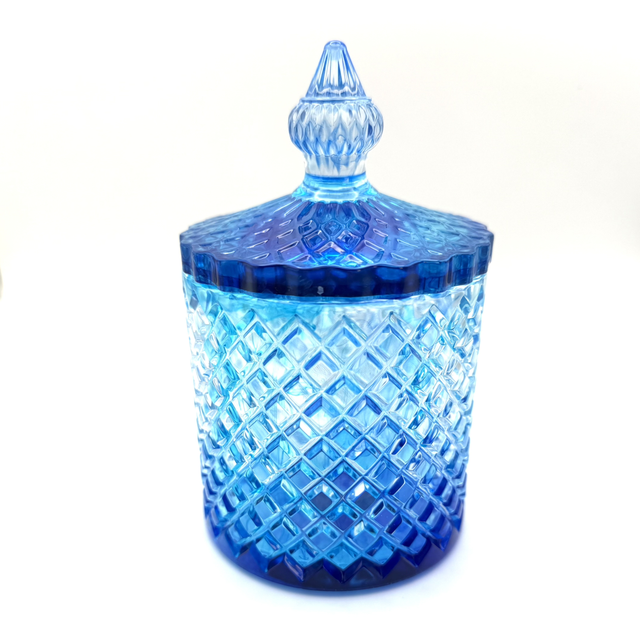 Boîte Diamant nuances de bleus