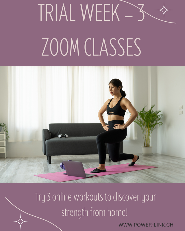 TRIAL WEEK – 3 ZOOM CLASSES - T1002
