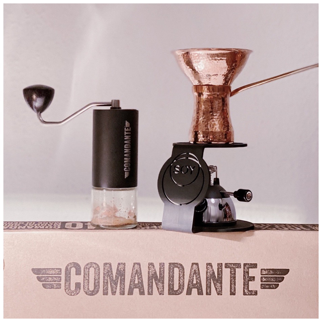 XXL PACKAGE - COMANDANTE, CEZVE C2, STAND, BURNER & FUNNEL